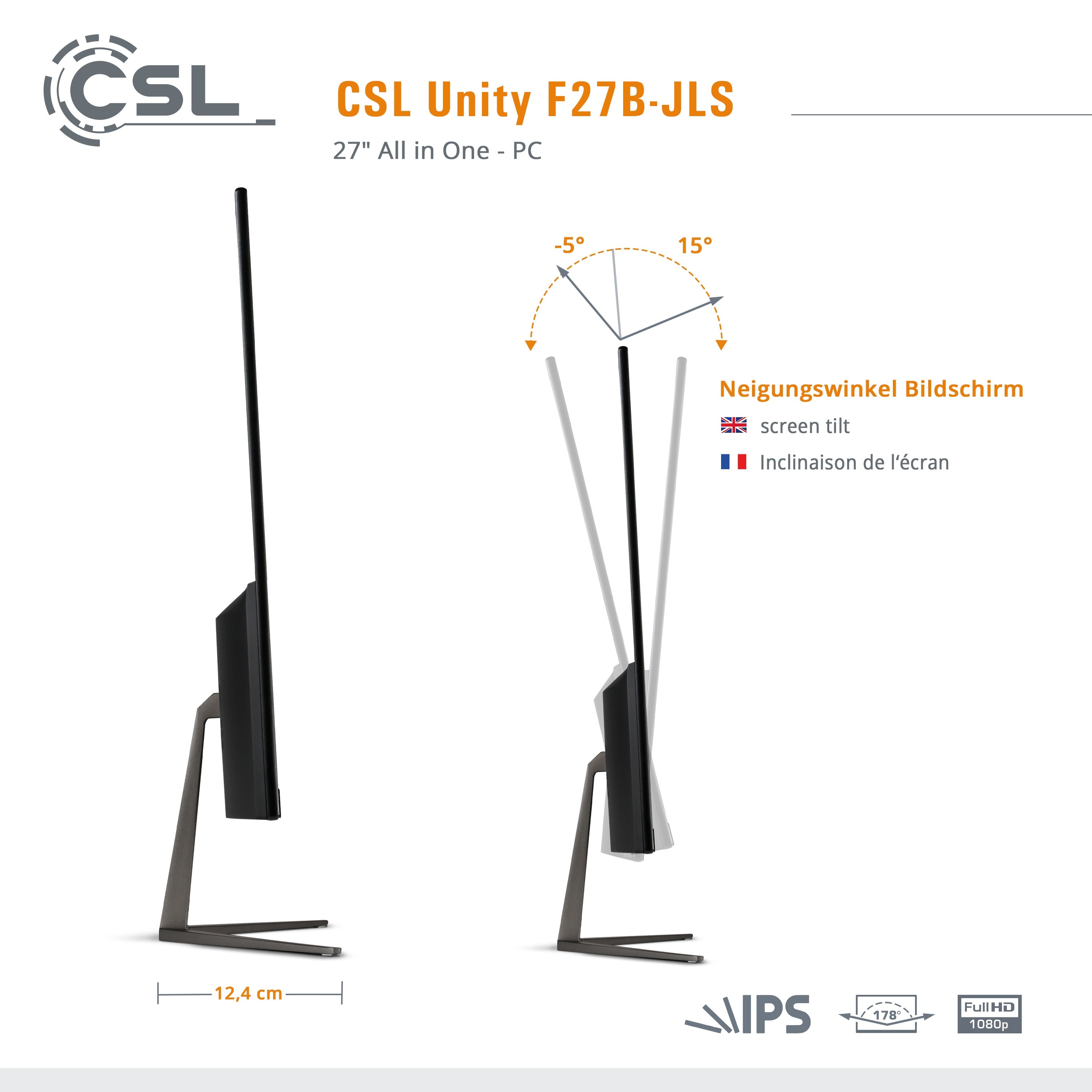 CSL Computer | All-in-One-PC CSL Unity F27B-JLS / 1000 GB / 16 GB RAM /  Windows 11 Home