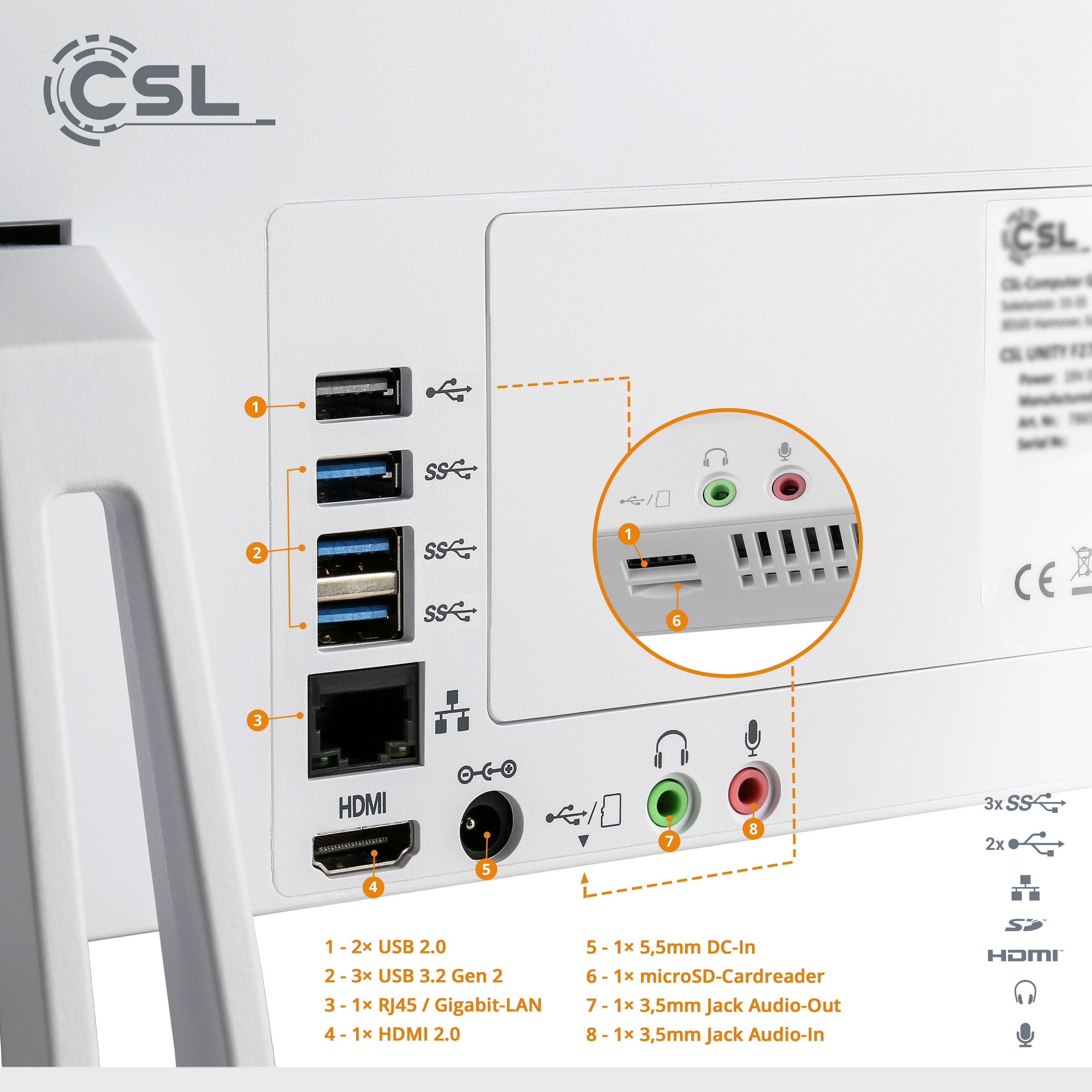 All-in-One-PC CSL Unity F27W-ALS / Windows 11 Home / 2000GB+8GB | CSL ...