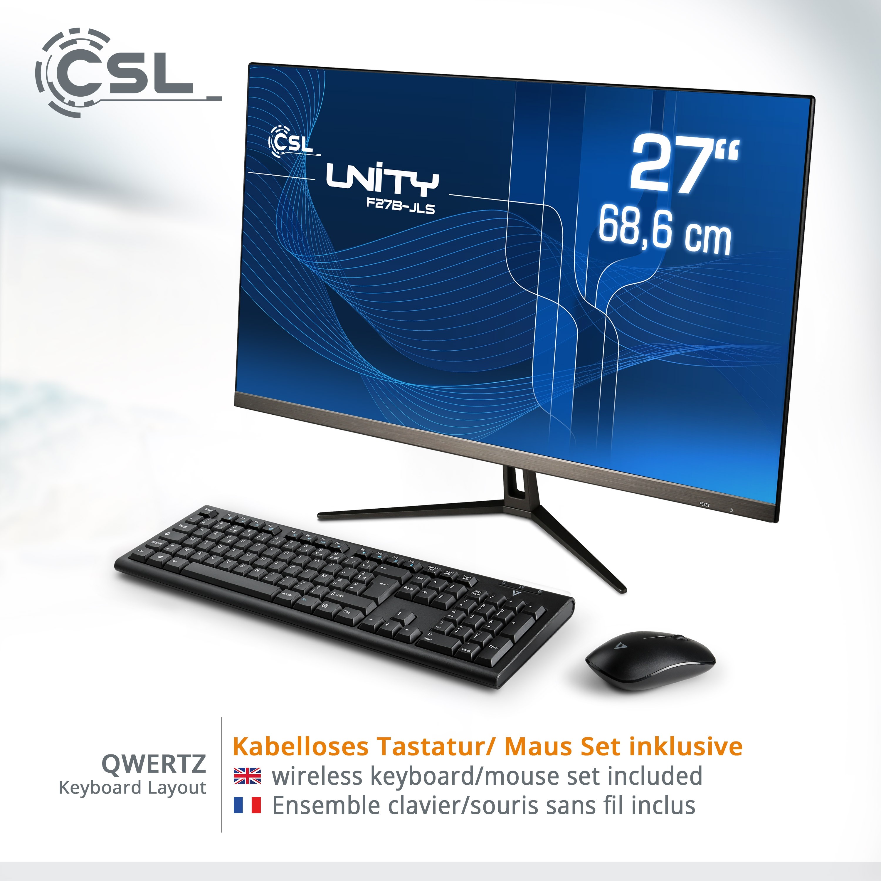 AllinOnePC CSL Unity F27BJLS / 1000 GB / 32 GB RAM / Windows 11 Home