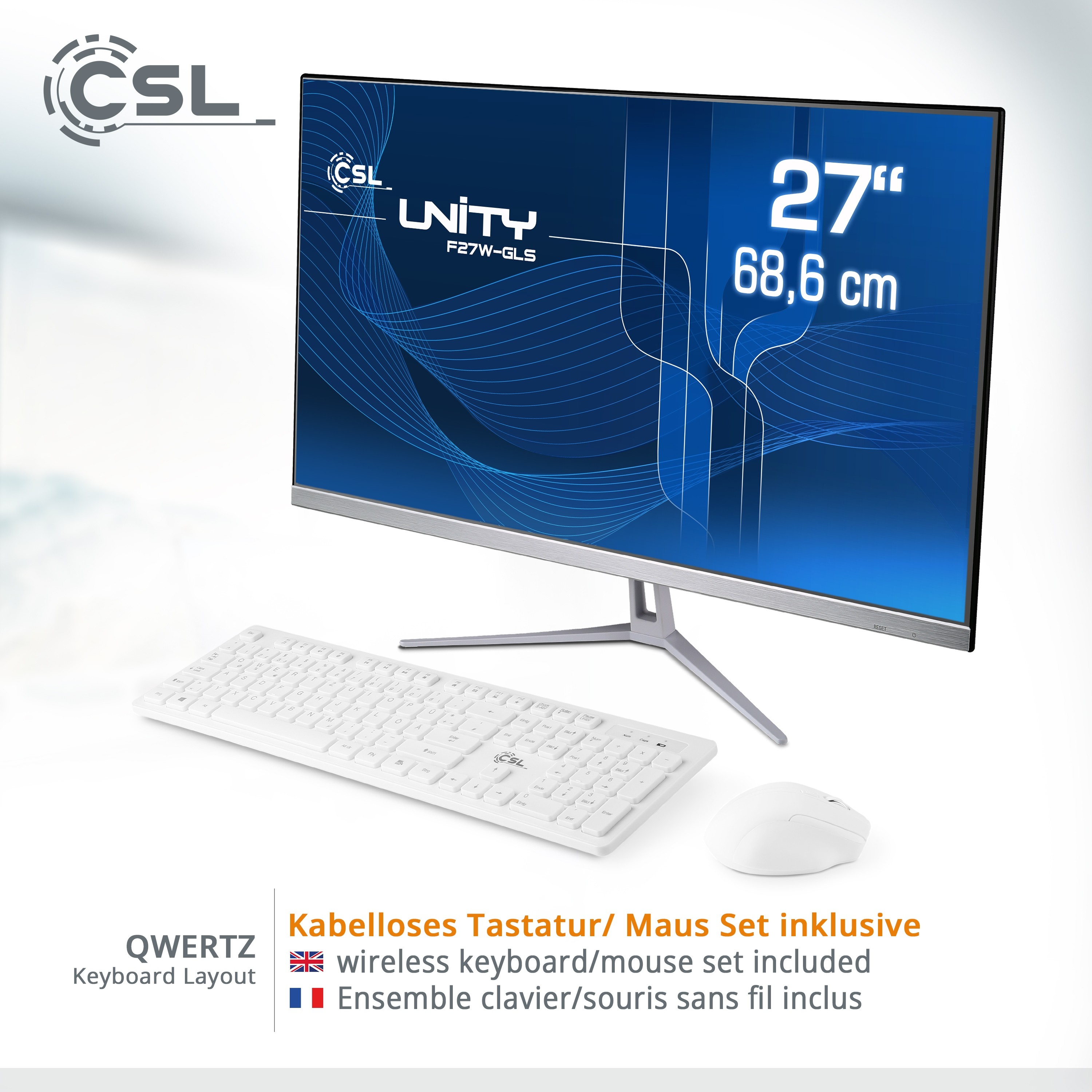 CSL Computer | All-in-One-PC CSL Unity F27W-GLS / 128 GB / 8 GB RAM / Windows  11 Pro