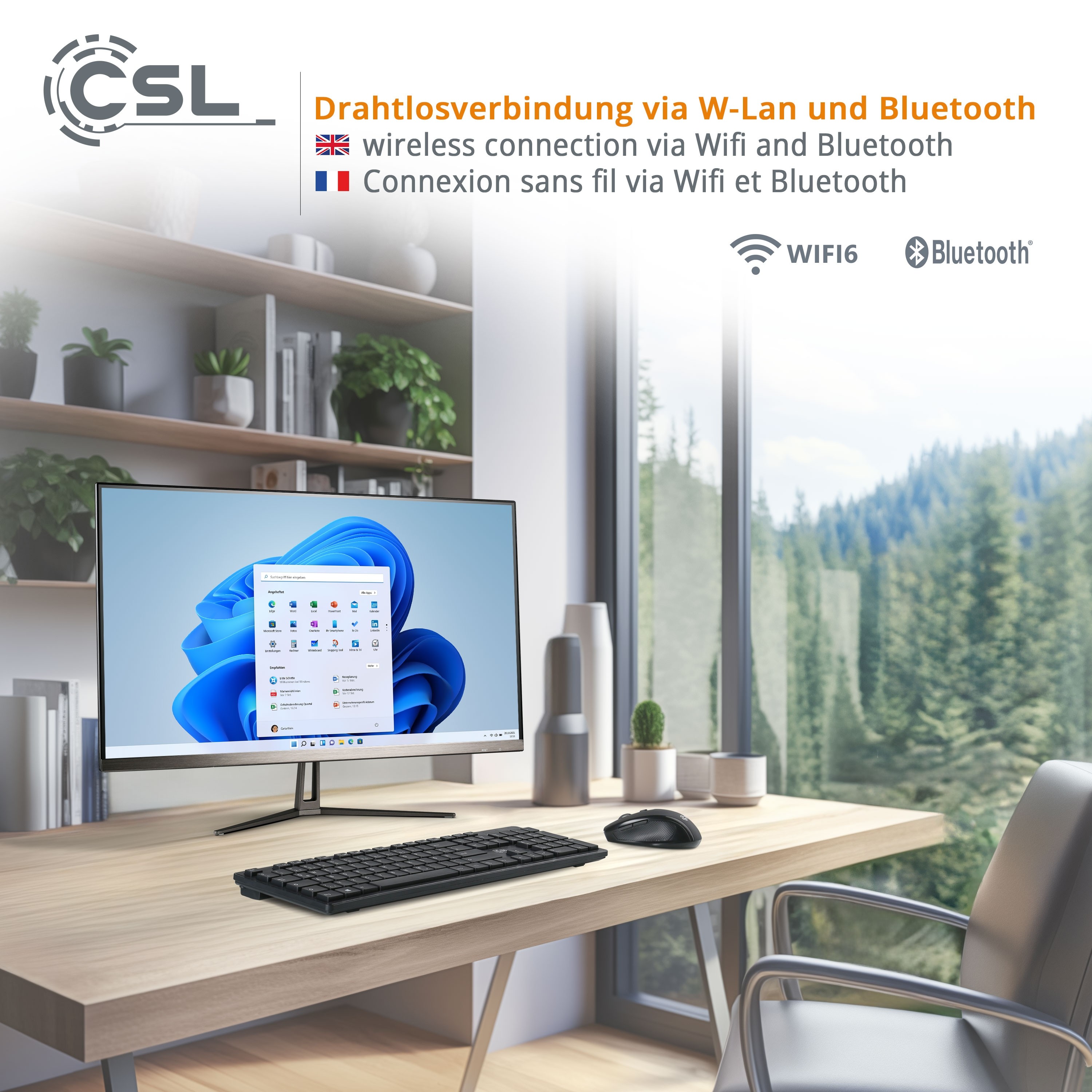 All-in-One-PC CSL Unity F27B-ALS / Windows 11 Home / 1000GB+32GB | CSL ...