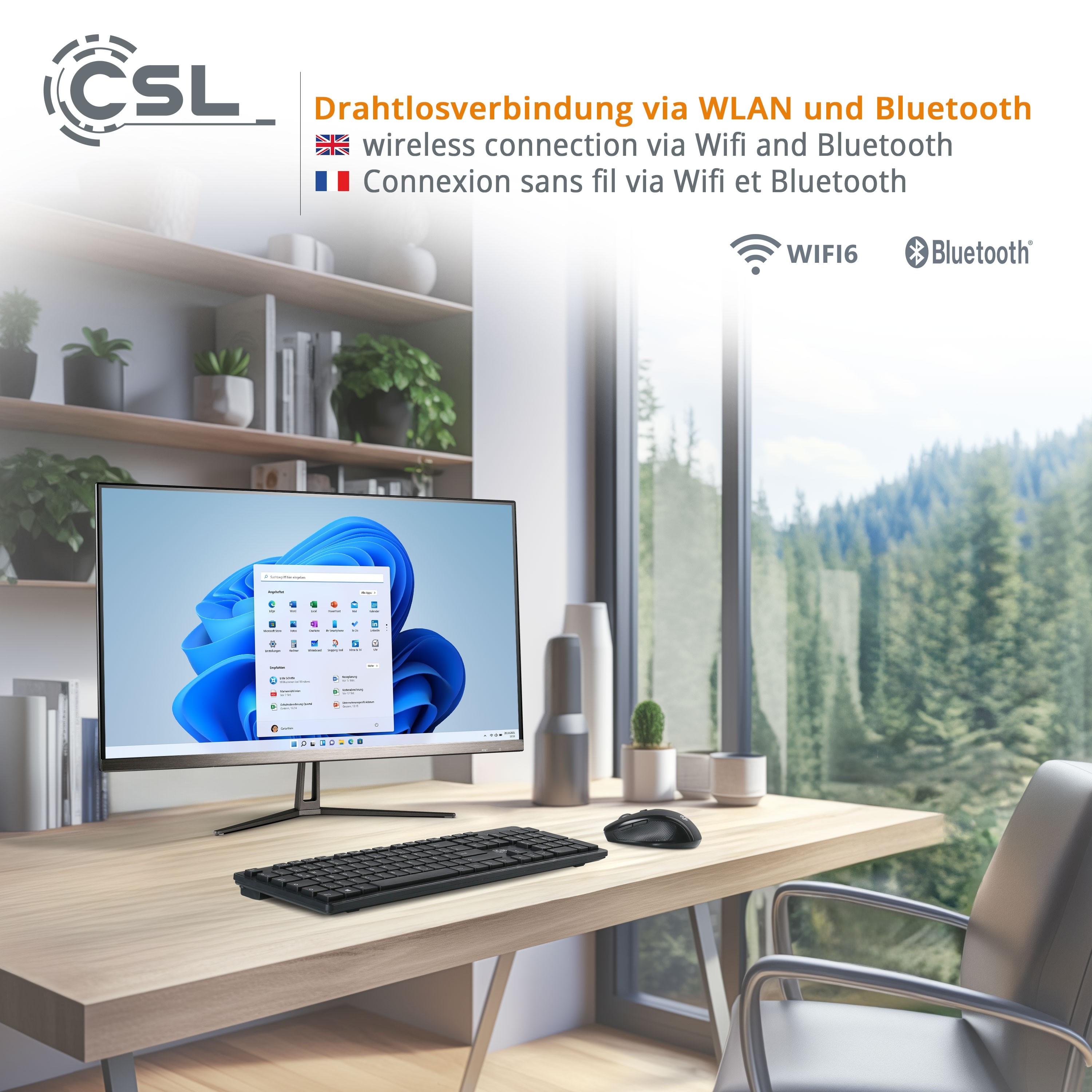 All-in-One-PC CSL Unity F27B-ALS / Windows 11 Home / 256GB+16GB | CSL ...