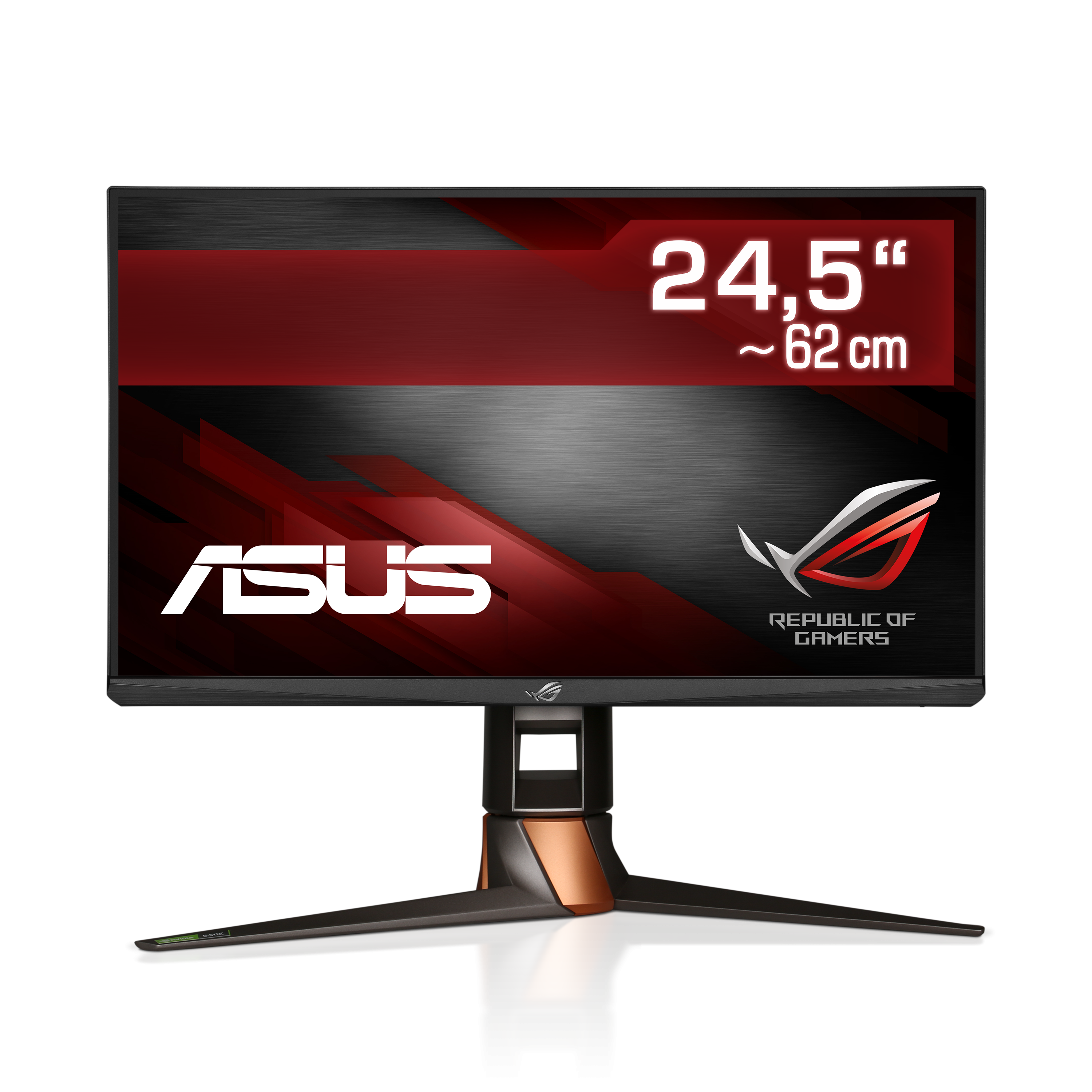  ASUS ROG Swift 360Hz PG259QN 24.5” HDR Gaming Monitor, 1080P  Full HD, Fast IPS, 1ms, G-SYNC, ULMB, Eye Care, HDMI DisplayPort USB,  Ergonomic Design, VESA Wall Mountable, HDR10, World's First 360Hz 