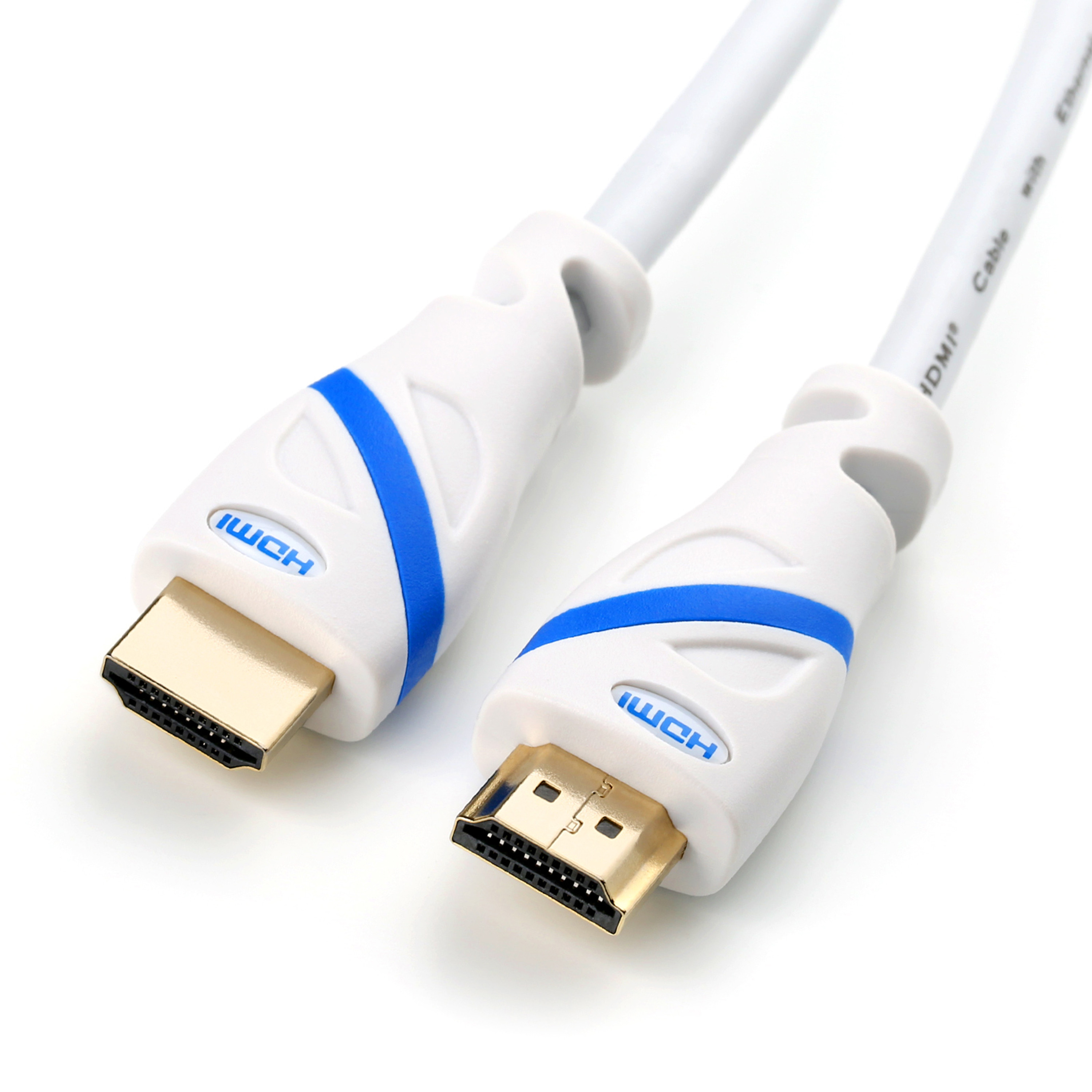 CSL Computer HDMI 2.0 Kabel 7 5 m wei blau