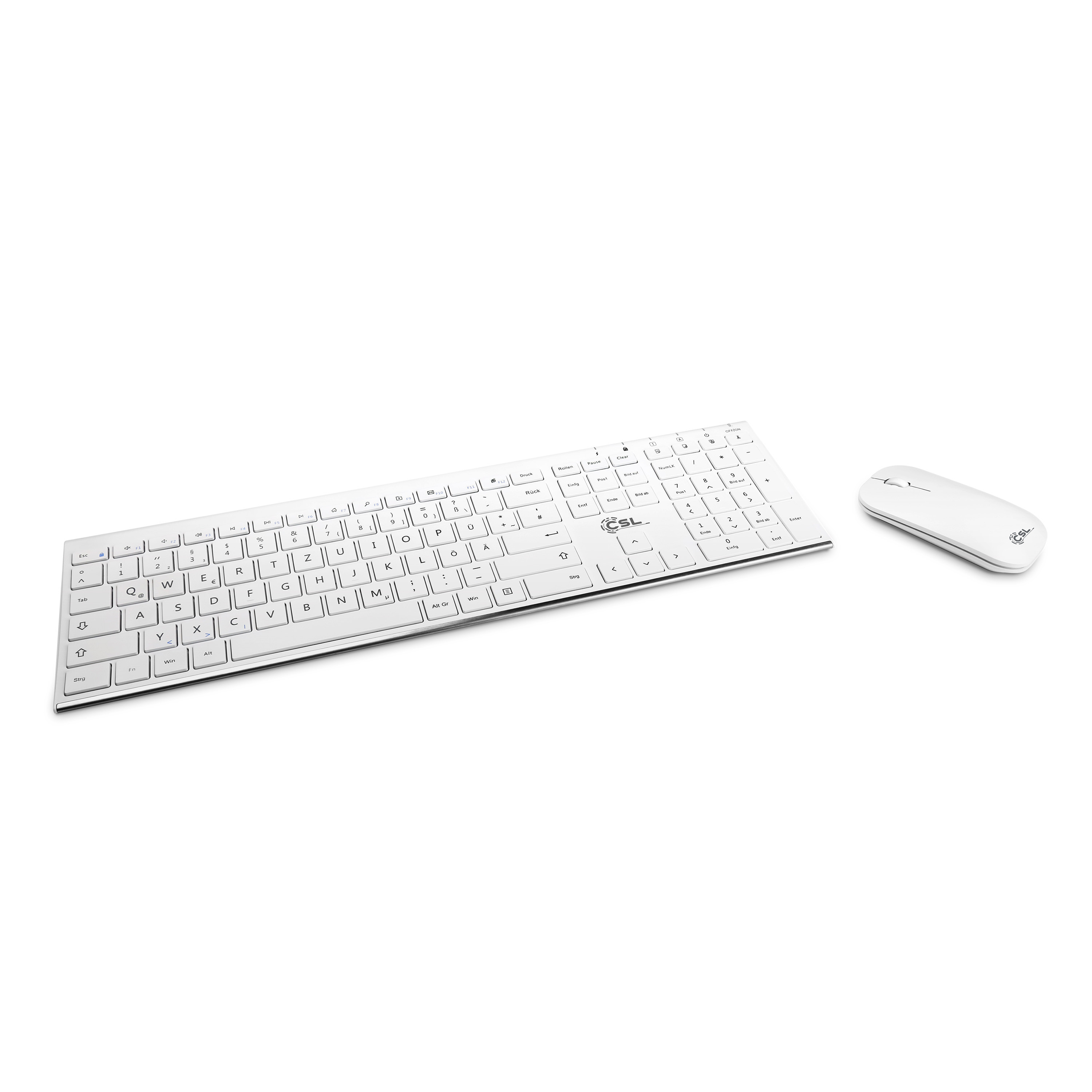 Csl Computer Csl Airy Wireless Tastatur Und Maus Mit Zahlreichen Einstellmoglichkeiten
