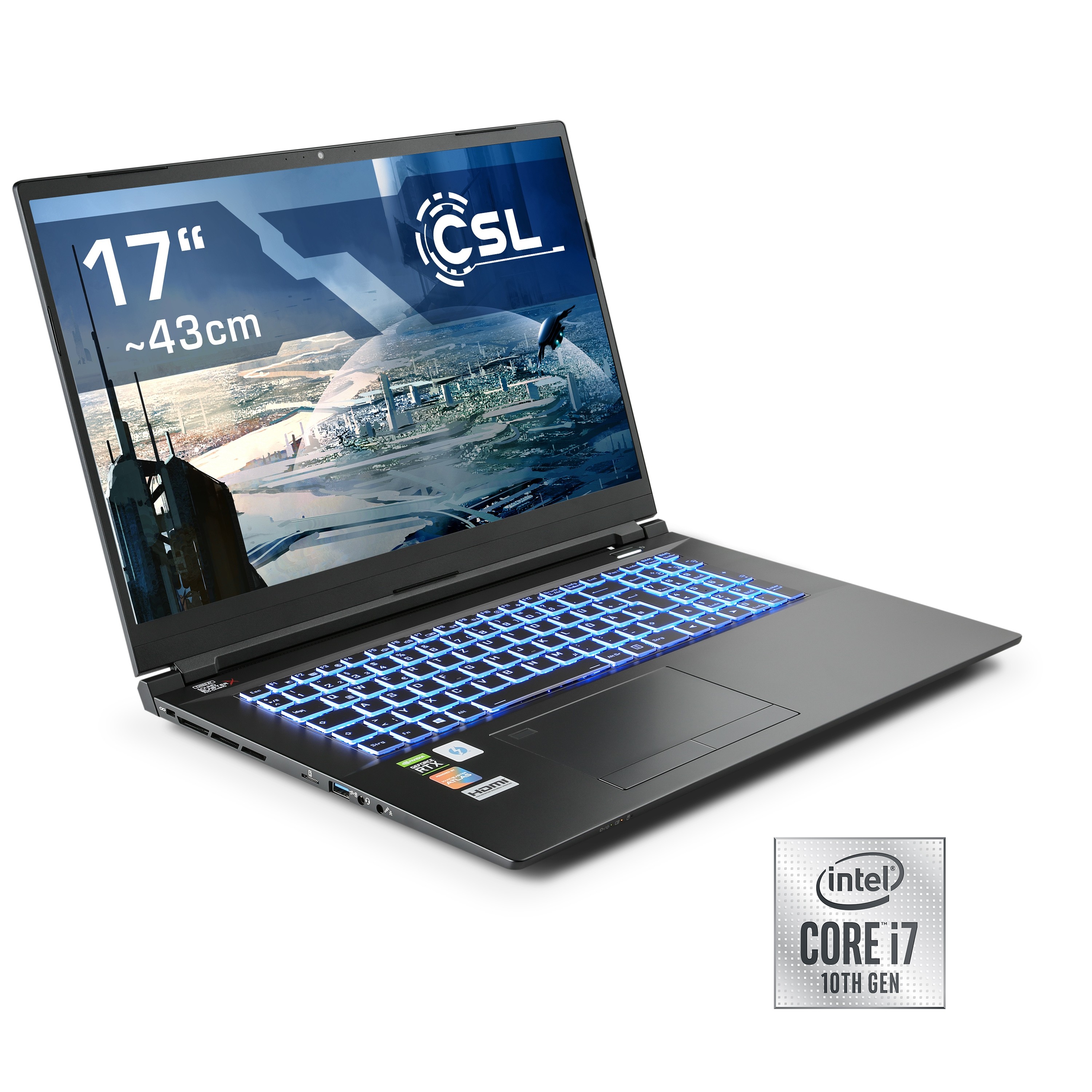 CSL Computer | B-Ware - CSL Gaming i7-10750H / RTX 2070 / 1000GB SSD / 16GB  RAM