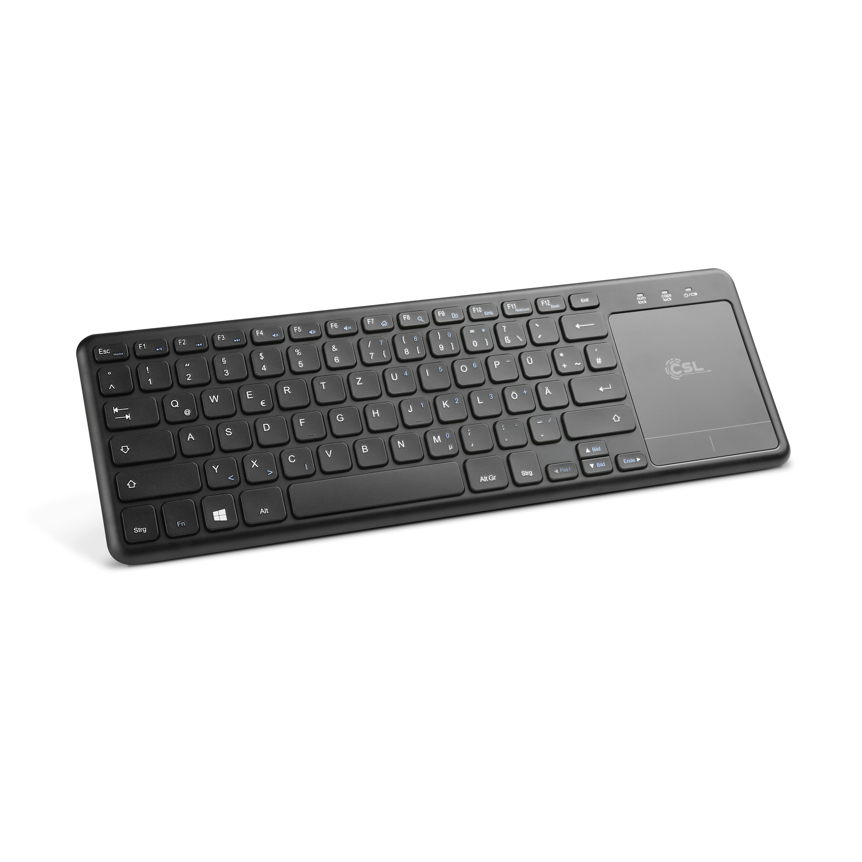 Csl Computer 2in1 Mini Wireless Tastatur Mit Touchpad