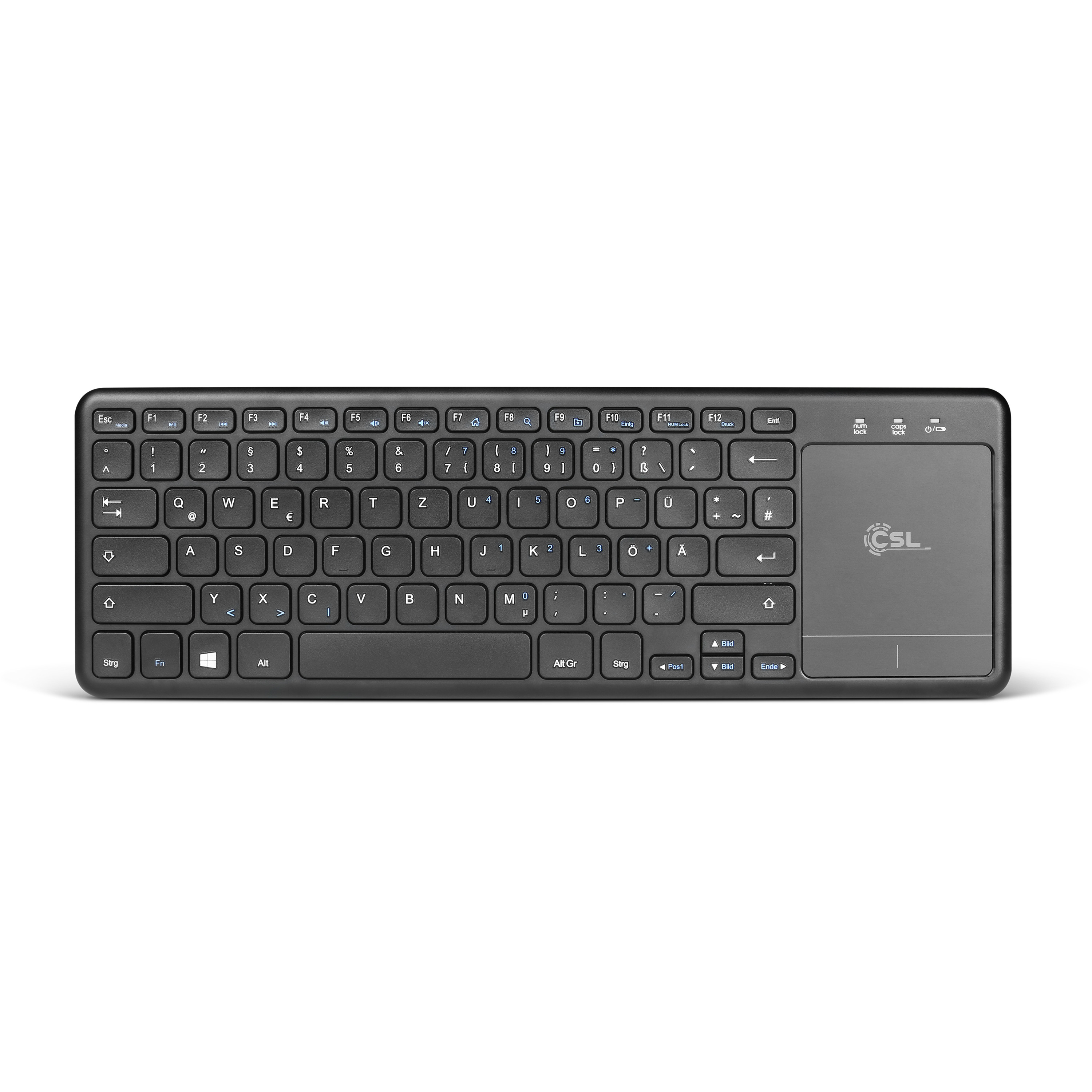 Csl Computer 2in1 Mini Wireless Tastatur Mit Touchpad