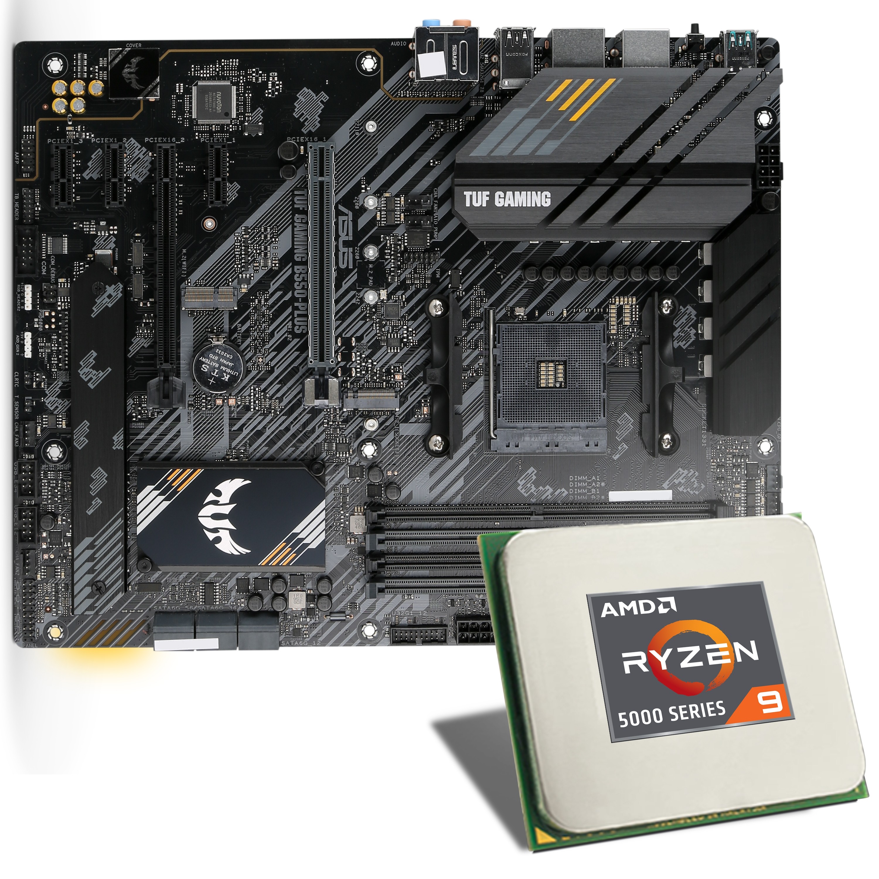 CSL Computer | AMD Ryzen 9 5900X / ASUS TUF B550-PLUS WIFI Mainboard Bundle