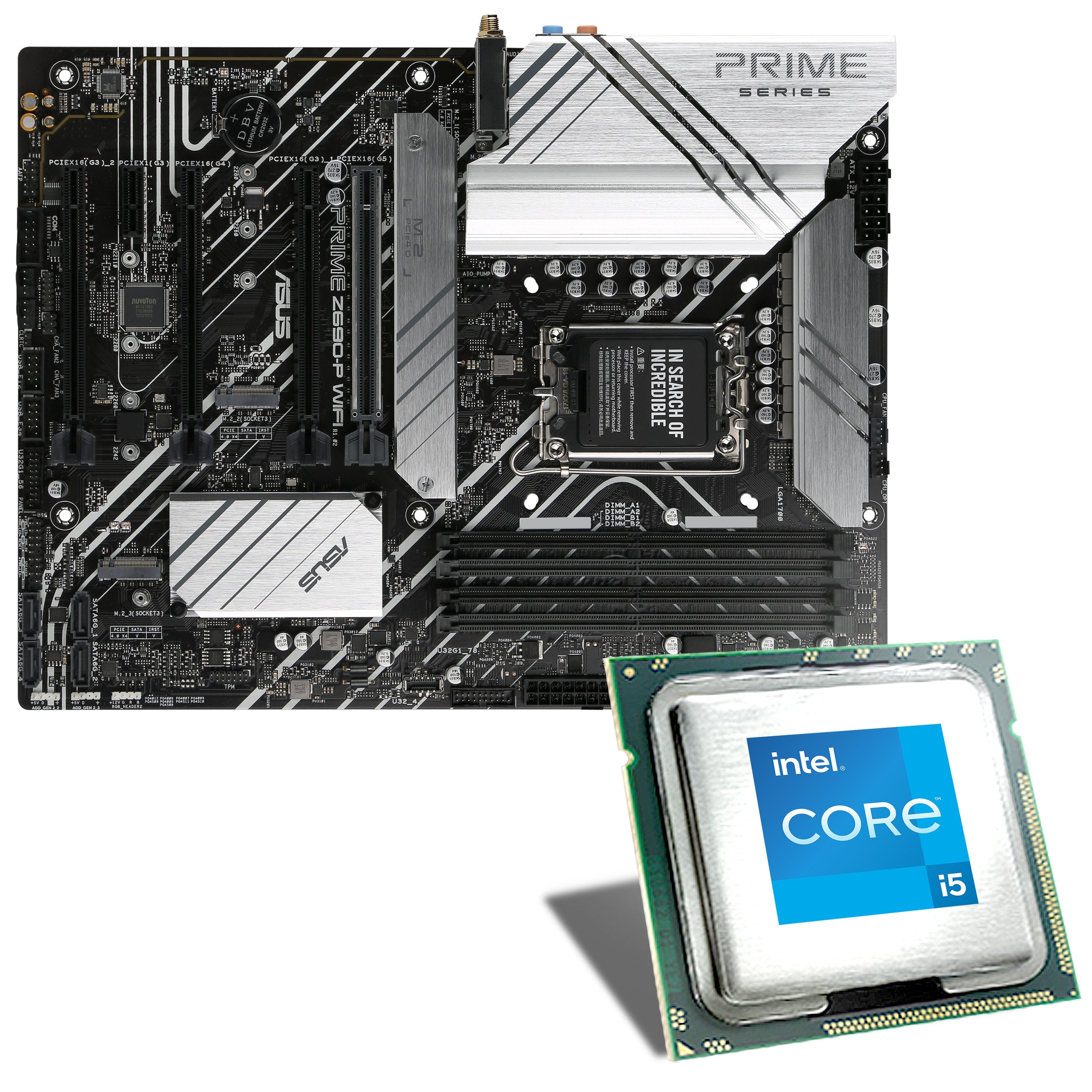 Intel Core i512600K / ASUS PRIME Z690P WIFI D4 DDR4 Mainboard Bundle Intel Core i512600K / ASUS PRIME Z690P WIFI D4 DDR4 Mainboard Bundle