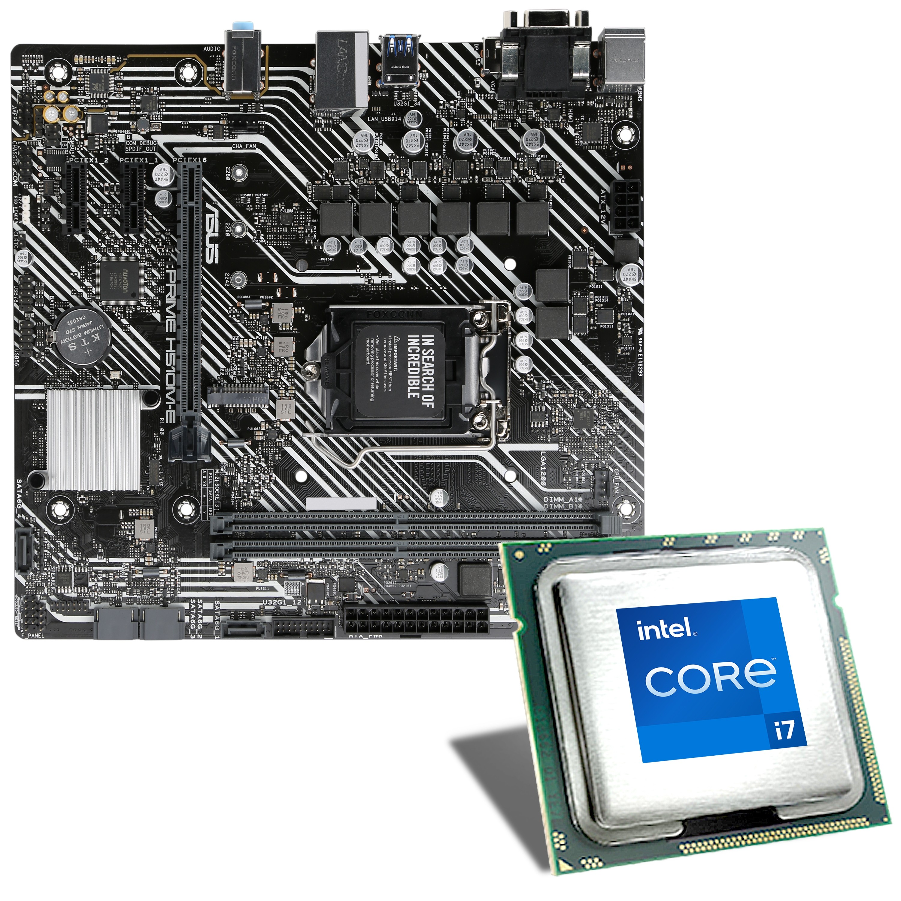 CSL Computer Intel Core i711700KF / ASUS PRIME H510ME Mainboard Bundle