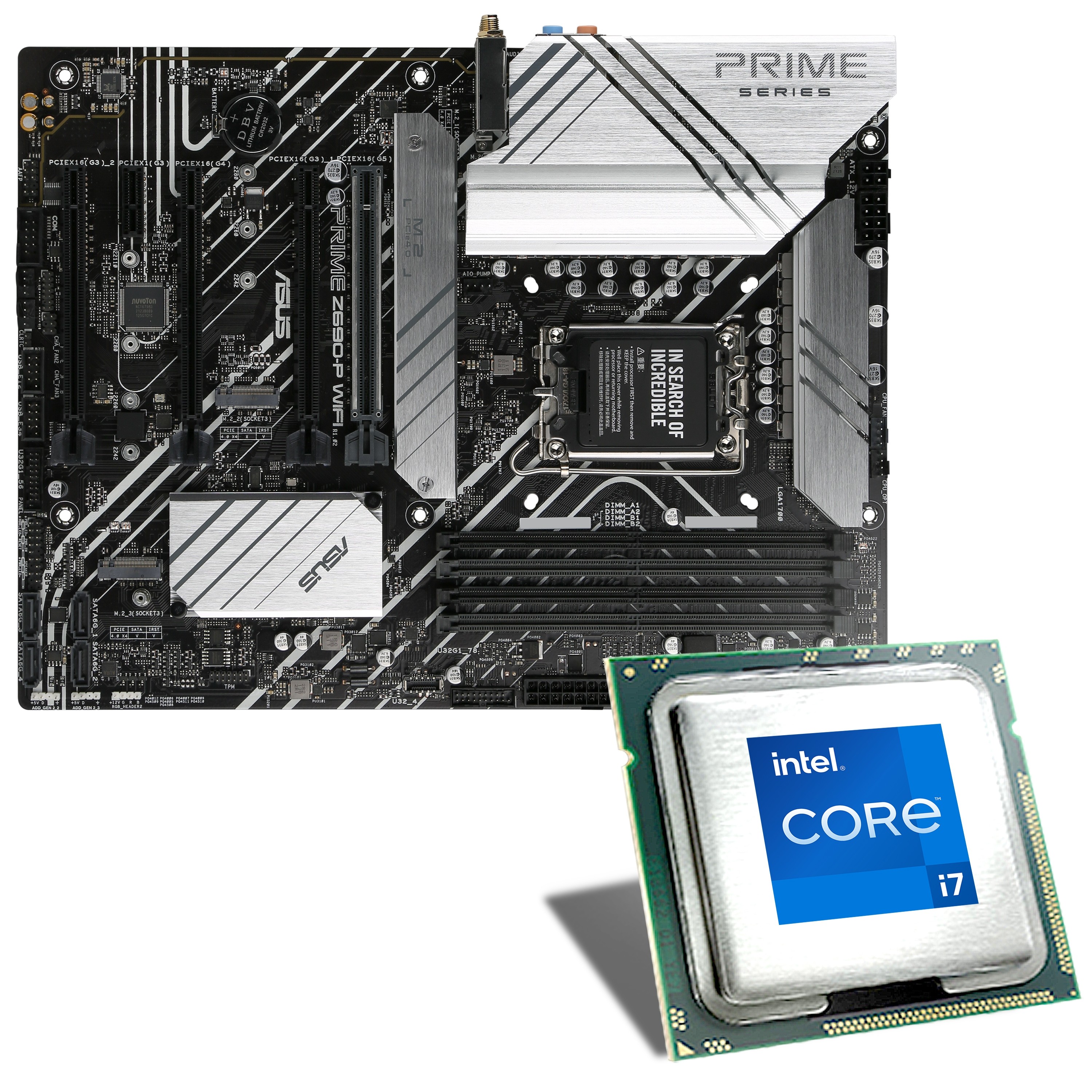 CSL Computer Intel Core i712700K / ASUS PRIME Z690P WIFI DDR5 Bundle