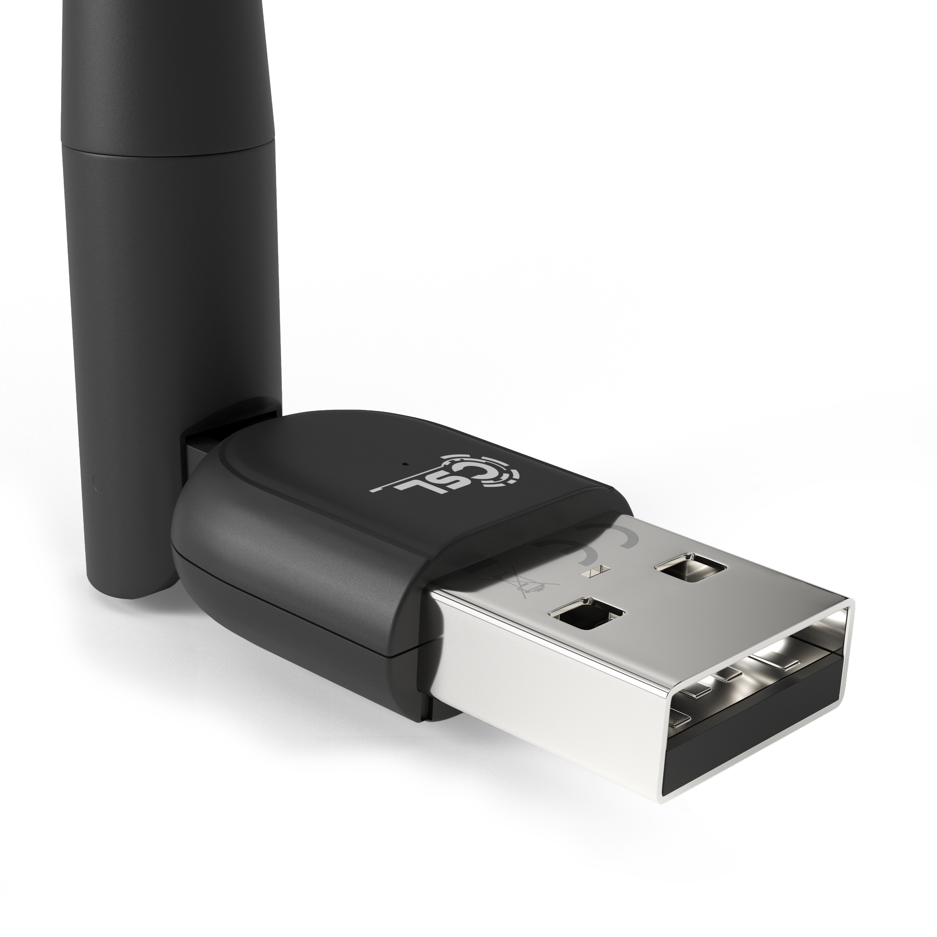 CSL-Computer | WLAN USB-Stick 433 MBit/s (150 MBit/s @ 2,4 GHz) - CSL AC600  + Antenne