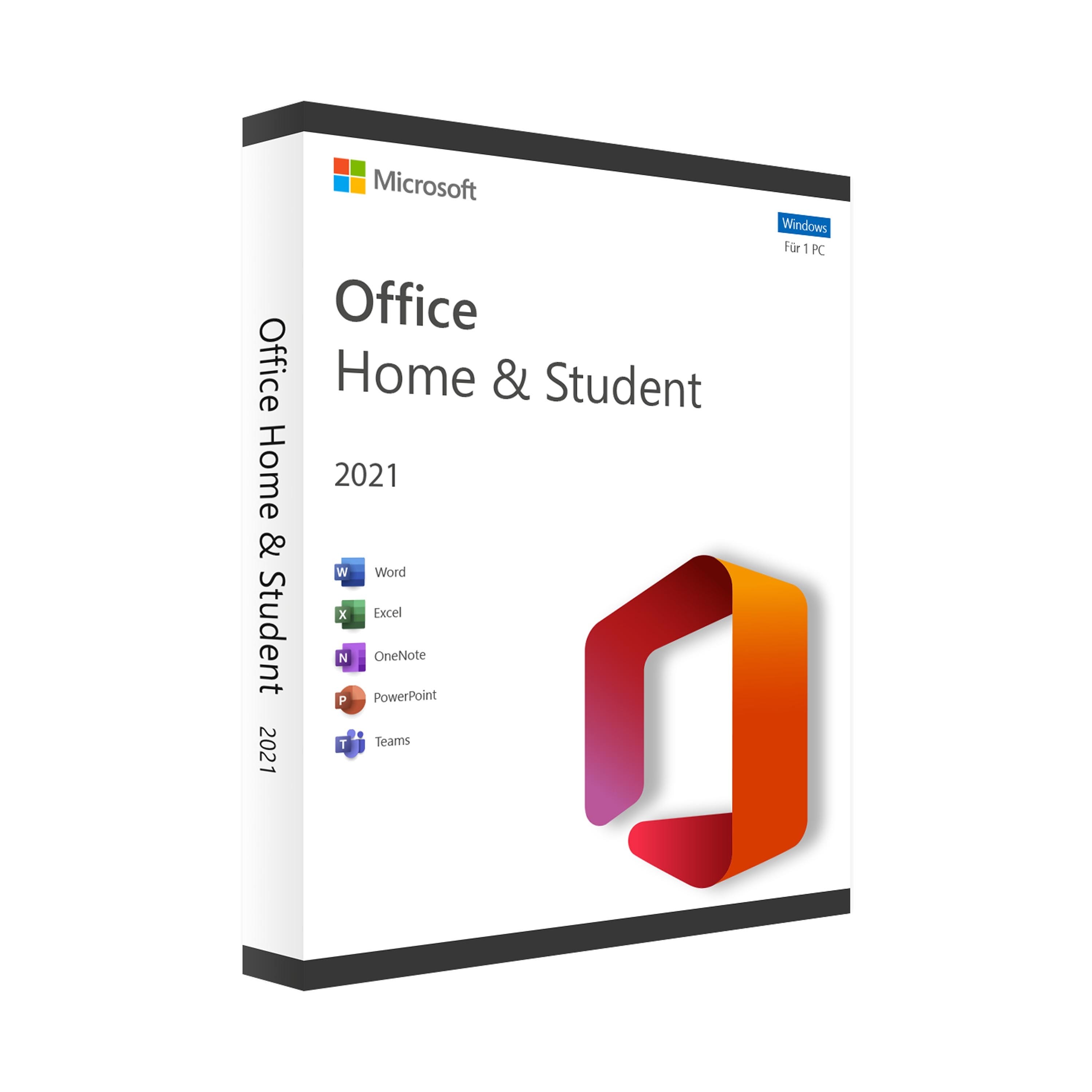 CSL Computer Microsoft® Office Home & Student 2021 Medialess multilingual