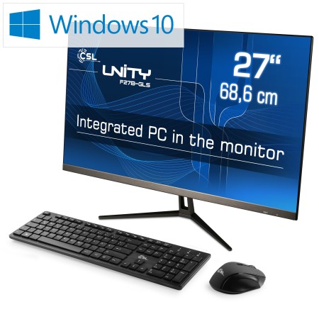 All-in-One-PC CSL Unity F27B-GLS / Windows 10 Home / 256GB+8GB