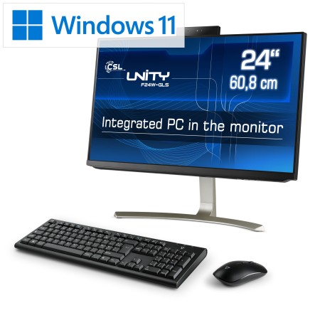All-in-One-PC CSL Unity U24B-AMD / 5600G / Windows 11 Home / 1000GB+16GB