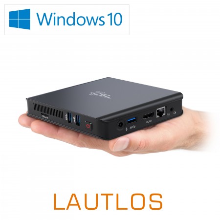 Mini PC - CSL Narrow Box Ultra HD Compact v4 / Windows 10 Home
