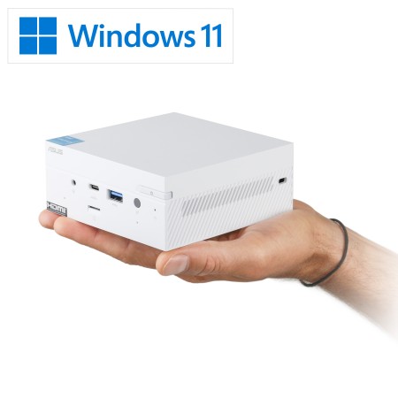 Mini PC - ASUS PN41 weiß / Windows 11 Home / 500GB+32GB