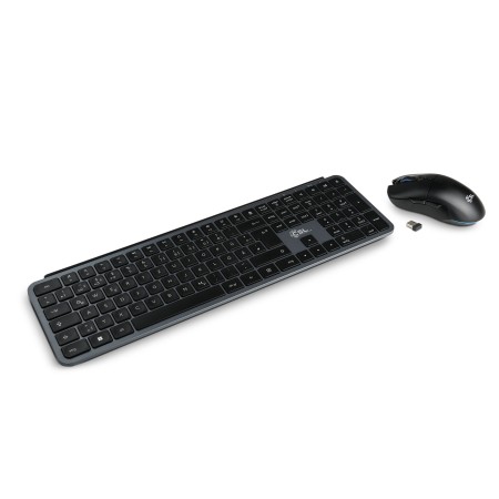 CSL Logix Pro wireless Tastatur und Maus, schwarz