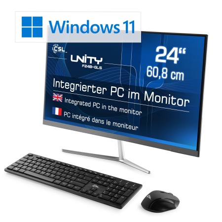 All-in-One-PC CSL Unity F24B-GLS / Windows 11 Home / 1000GB+8GB