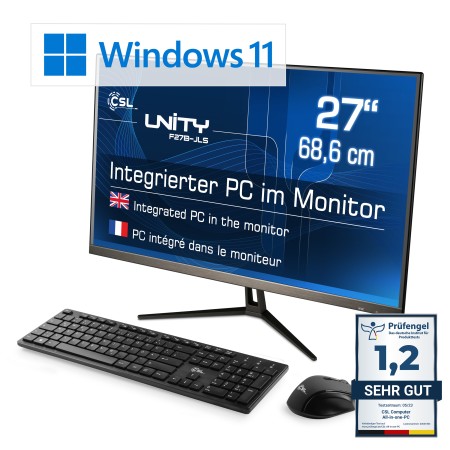 All-in-One-PC CSL Unity F27B-JLS / Windows 11 Home / 1000GB+16GB