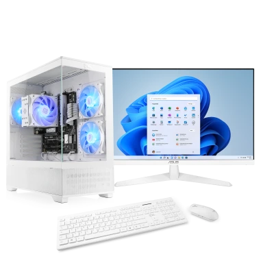 Multimedia-Set Sprint Vision H8843: Ryzen 5, Radeon 760M, 16 GB RAM, 1 TB SSD + 27" ASUS Monitor &ndash; sofort einsatzbereit unter Windows 11.