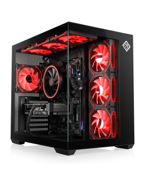 Ein AMD Ryzen 7 Gaming-PC mit starker GeForce RTX 4070 Grafikpower im stylischen RGB/Glas-Design - ma&szlig;geschneidert f&uuml;r satte FPS.