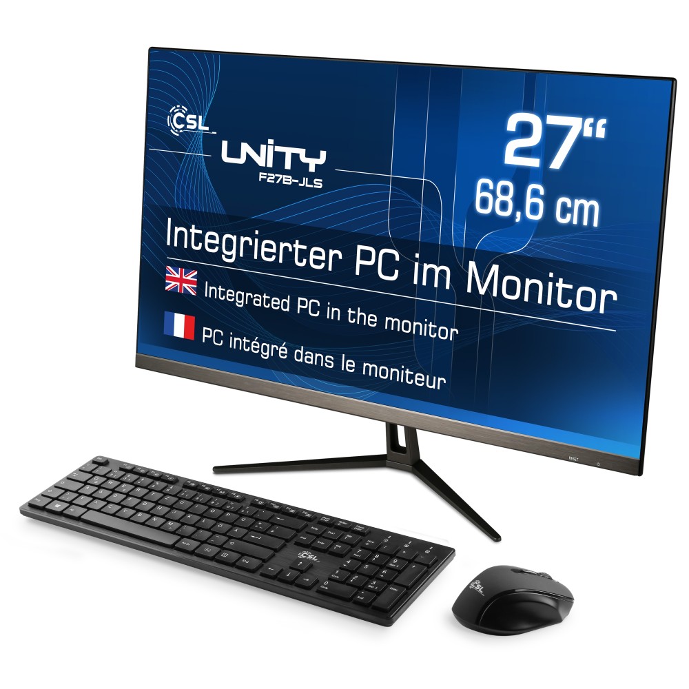 CSL Computer Günstige AllInOnePCs mit Tastatur und Maus von CSL