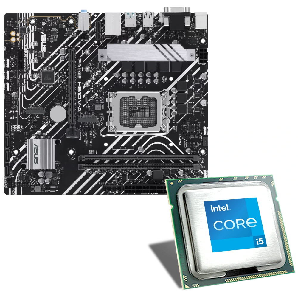 Intel Core i5-12400F / ASUS Prime H610M-A-CSM Mainboard Bundle | CSL