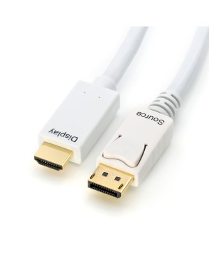 2 Meter langes DisplayPort auf HDMI Kabel zum niedrigen Preis im CSL-Computer-Shop. Hier finden Sie eine große Auswahl an HDMI, DVI und DisplayPort Kabeln sowie weiteres Monitorzubehör.