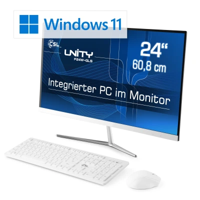 Ein absolut lautloser All-In-One-PC im stilvollen UltraSlim-Design - ausgestattet mit Windows 11 Home f&uuml;r beste Home & Office-Leistung.