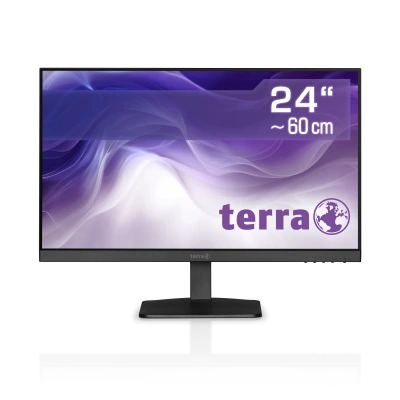 Ein moderner 23,8-Zoll Full HD-Monitor, der sich durch sein rahmenloses Design und seine VA-Paneltechnologie auszeichnet.