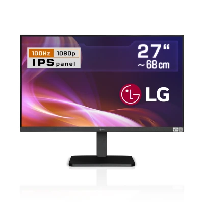 Der LG 27BA550-B ist ein 27" Monitor mit 16:9 Full HD-Display | Home Office
