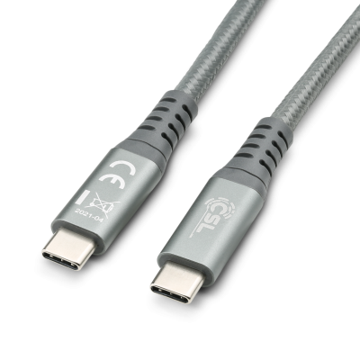 Preiswertes USB-Kabel, 1,0 Meter länge, im CSL-Shop.