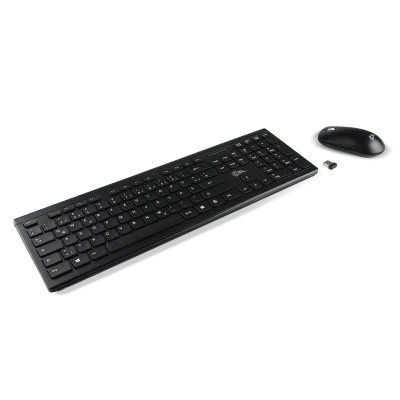 CSL ADVANCED v4 wireless Tastatur und Maus, schwarz