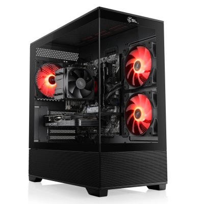 Ein starker AMD Ryzen 7 Gaming PC für WQHD und UHD 4K - mit 32 GB RAM und GeForce RTX 5070 Grafikkarte.