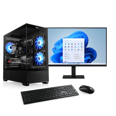 Ein starkes AMD Ryzen&trade; Komplettsystem mit Radeon RX 9060 Grafik und Windows 11 Home f&uuml;r anspruchsvolles Full HD-Gaming.