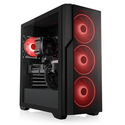 Entdecken Sie den Sprint 5877, einen mächtigen AMD Gamer-PC für WQHD und 4K - mit AMD Ryzen 7 7800X3D und Radeon RX 9070 XT.