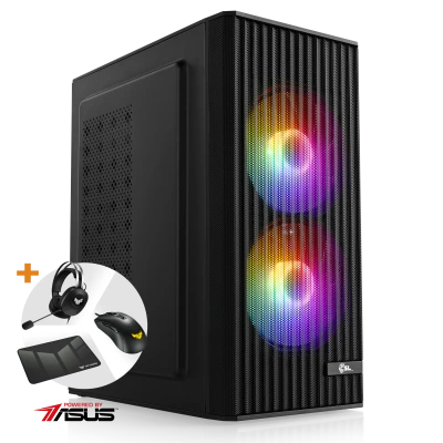 Starke Full HD-Gaming-Performance zum attraktiven Preis - AMD Ryzen 5 PC mit Radeon RX 9060 Grafik und 16 GB RAM.