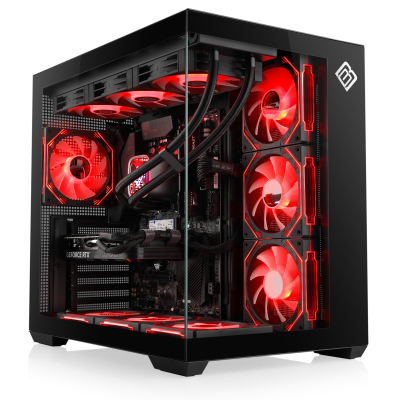 Gaming-PC mit RTX 5070 Ti Grafik & AMD Ryzen 7 9800X3D 3D-V-Cache CPU – ideal für 4K-Games, Streaming & Media-Editing.