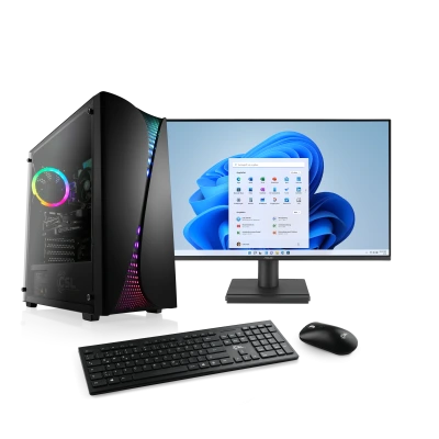 Ein AMD Ryzen&trade; Komplettsystem mit RTX 3050 Grafik - inkl. 24" ASUS VA24EHF Full HD Monitor f&uuml;r intensives eSports-Gaming.