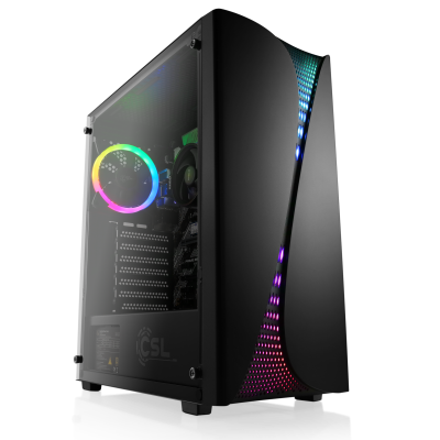 Der Aufrüst-PC 995 bietet eine leistungsstarke Kombination aus AMD Ryzen 5 Prozessor und 16 GB RAM für Office, Multimedia und Gaming.