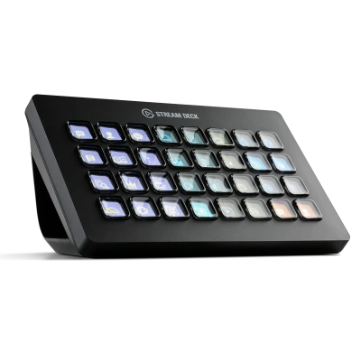 Das Elgato Stream Deck XL Keypad bietet Dir in kompakter Form volle Kontrolle und Komfort! 32 programmierbare Tasten lassen keine W&uuml;nsche f&uuml;r deinen Stream offen.