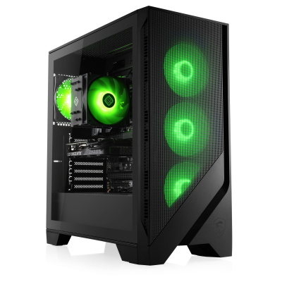 Gaming-PC mit Ryzen 5 7600 & RTX 5070, 32GB DDR5, 1TB SSD. Starke Leistung für WQHD/4K, Content Creation und produktive Anwendungen.