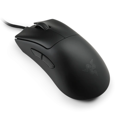 Razer DeathAdder v2 &ndash; die perfekte Gaming-Maus f&uuml;r MOBAs und MMOs! 16.000 dpi Sensor, 450IP /50G-Beschleunigung, 19 programmierbare, mechanische Tasten, Gaming-Grade-Scrollrad und Razer Chroma RGB. 