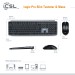 CSL Logix Pro wireless Tastatur und Maus, schwarz