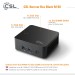 Mini PC - CSL Narrow Box Black / Windows 11 Home / 500GB+16GB