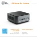 Mini PC - CSL Narrow Box Premium / Windows 11 Home / 500GB+16GB