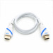 HDMI 2.0 Kabel, 3 m, weiß/blau