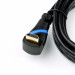 HDMI 2.0 Kabel, gewinkelt, 1,5 m, schwarz/blau